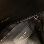 Saint Laurent Loulou Puffer Small Bag In Quilted Lambskin Black